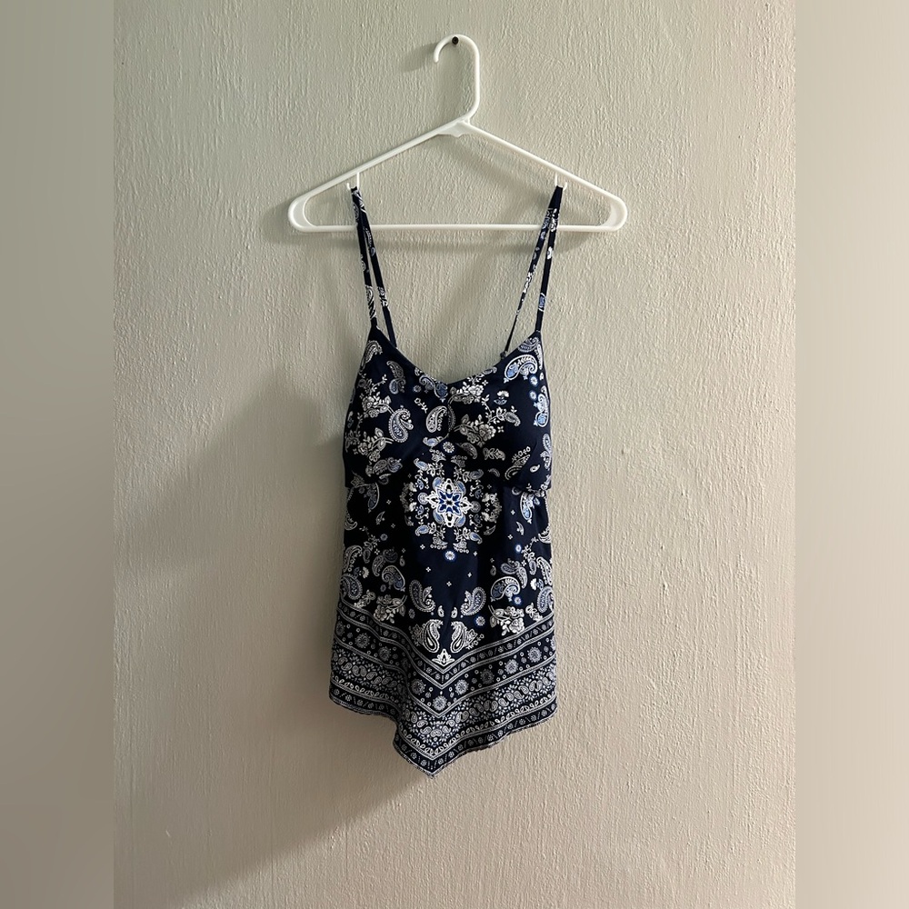 paisley bandana tank top